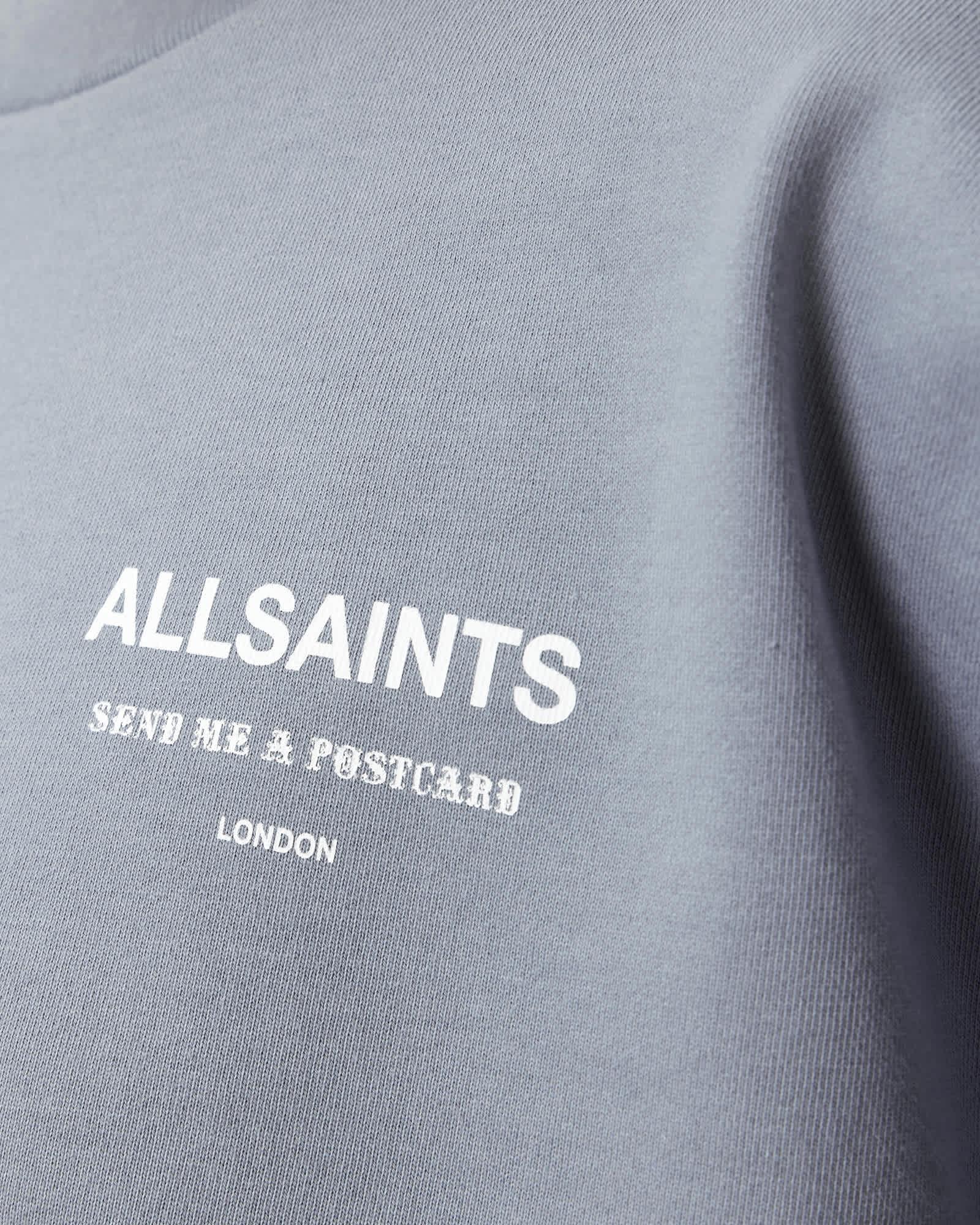 Dreamer Lila Oversized Cotton Sweatshirt QUARRY BLUE | ALLSAINTS US Product Image