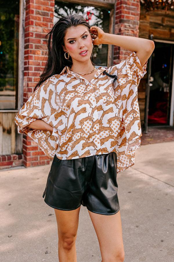 Fiercely In Love Oversized Button Up Product Image