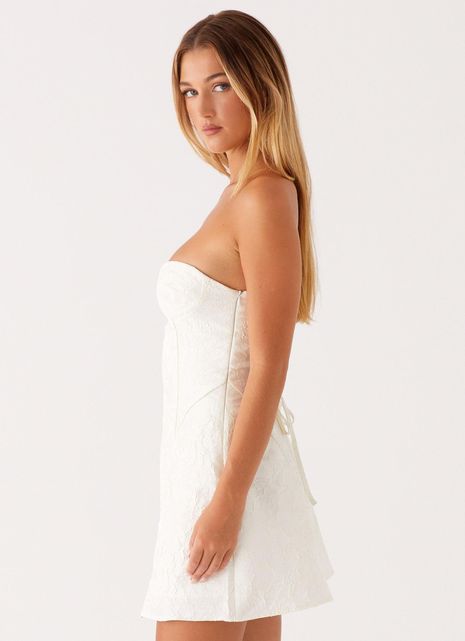 So Stylish Mini Dress - White Product Image
