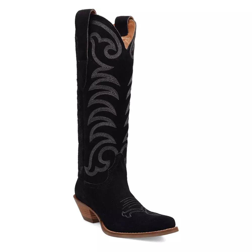 Dingo Movin' On Women's Suede Knee-High Western Boots,  Product Image
