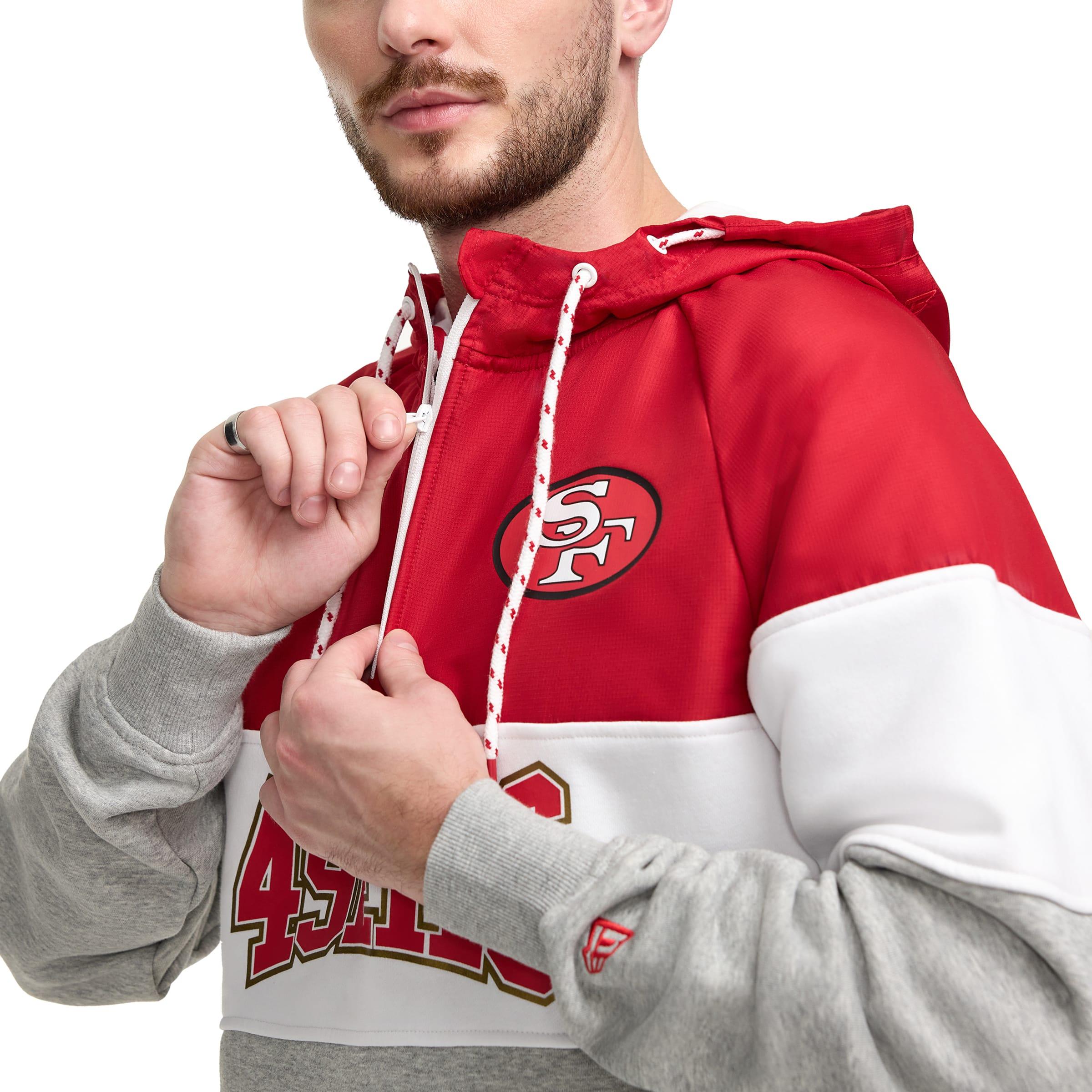 San Francisco Giants Throwback Color Block Hoodie Male Product Image