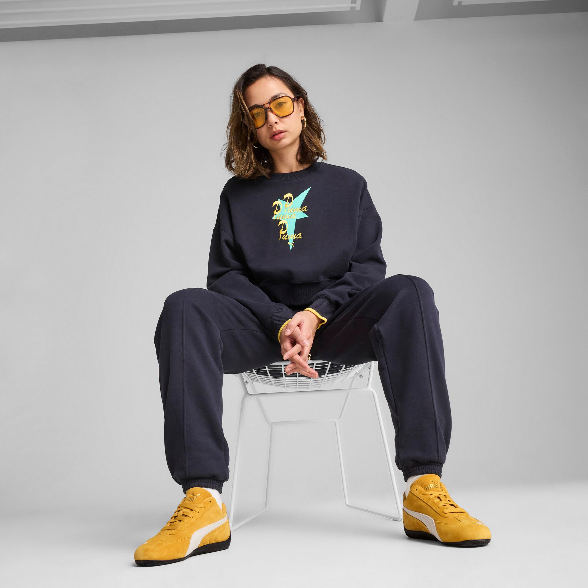 PUMA ROAD TO UNITY Women's Oversized Crew Sweatshirt Product Image