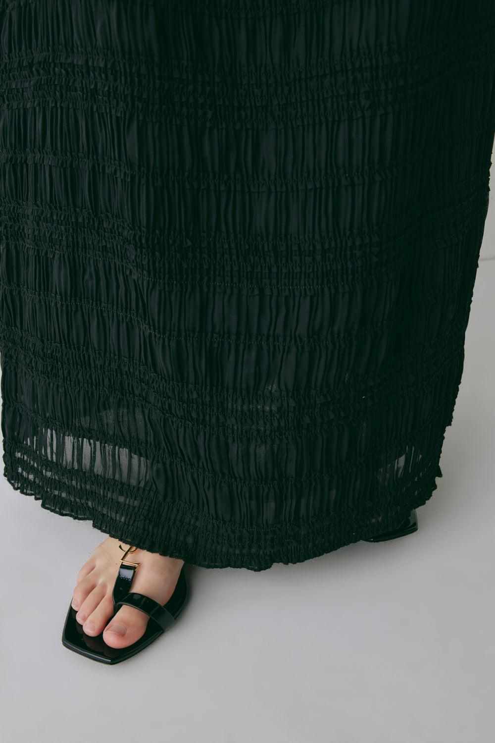 Mia Midi Skirt Black Product Image