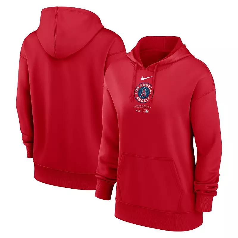 Women's Nike Red Los Angeles Angels City Connect Practice Performance Pullover Hoodie,  Product Image
