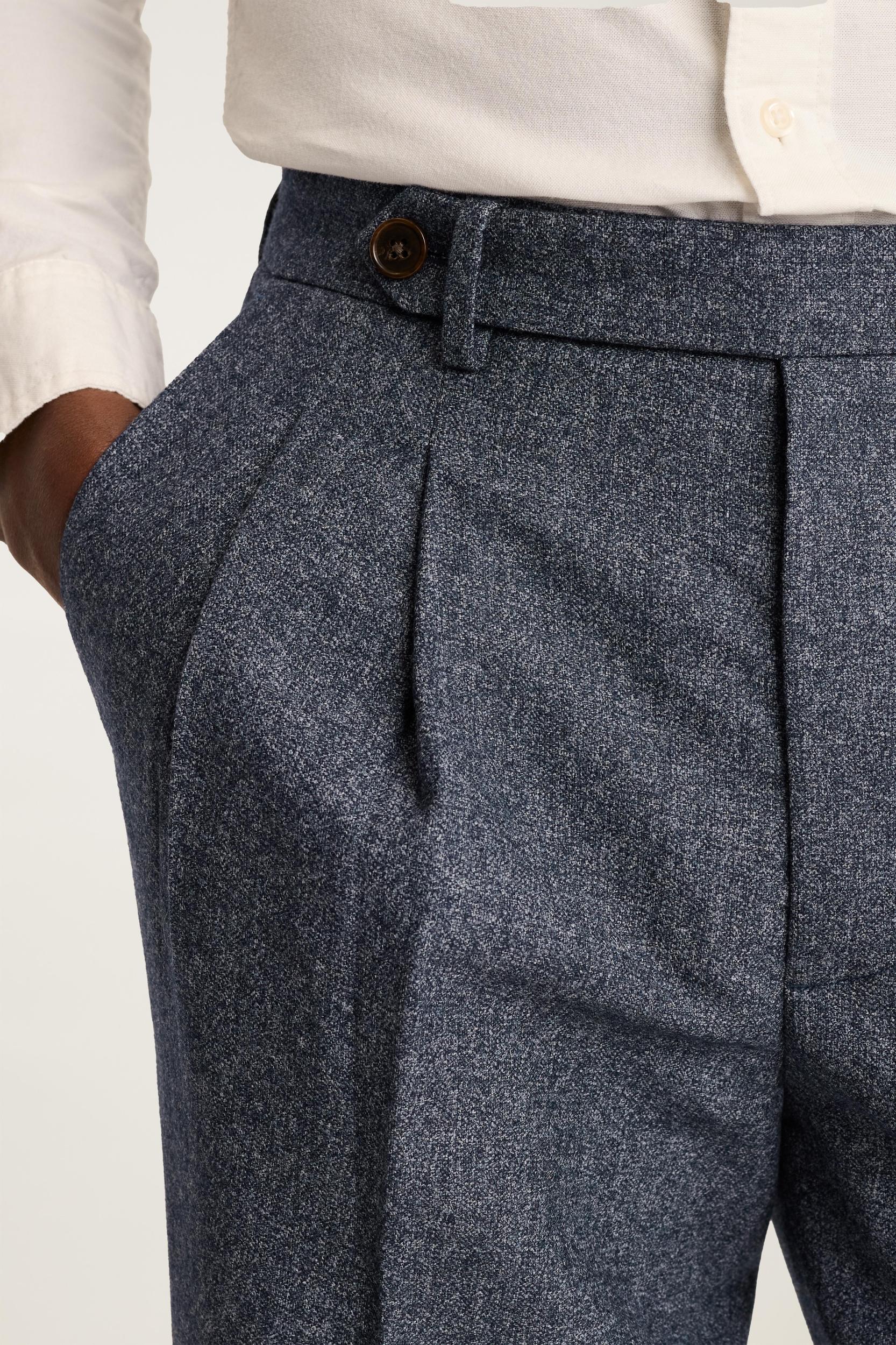 Pleated Wool Trouser Product Image