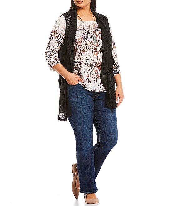 Levi's® 414 Plus Size Classic Mid Rise Straight Leg Stretch Denim Jeans Product Image