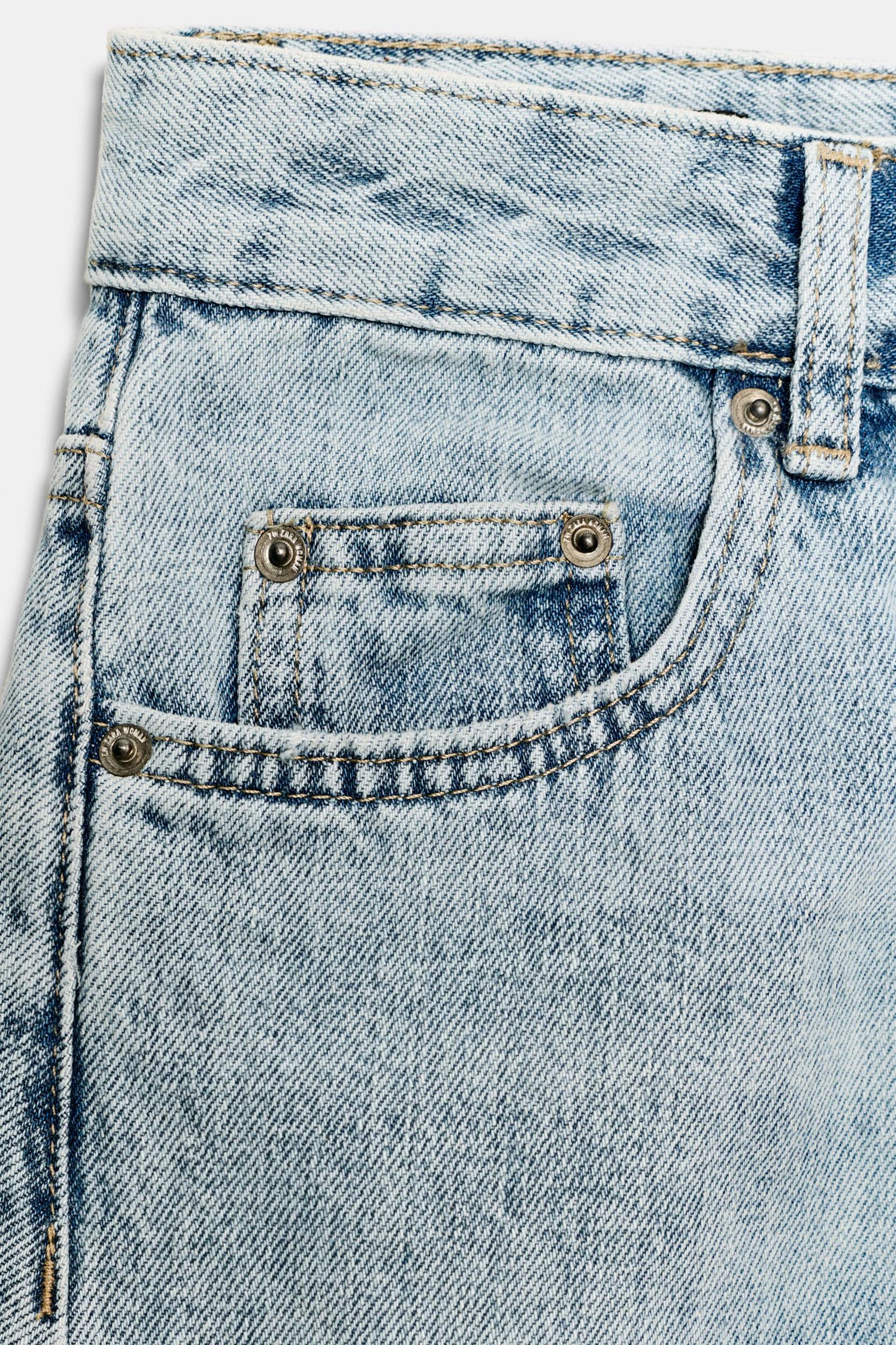 ZW COLLECTION MID-RISE ANKLE BALLOON JEANS Product Image