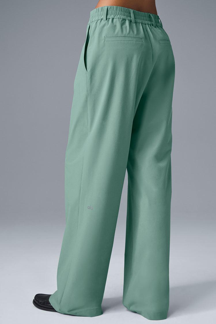 High-Waist Pursuit Trouser (Regular) - Botanical Green Product Image