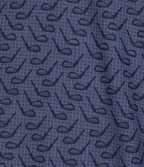 Roundtree & Yorke Performance Golf Club Print Polo Shirt Product Image