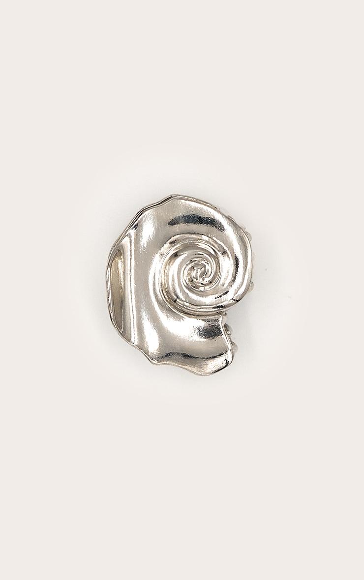 Silver Shell Claw Clip Product Image