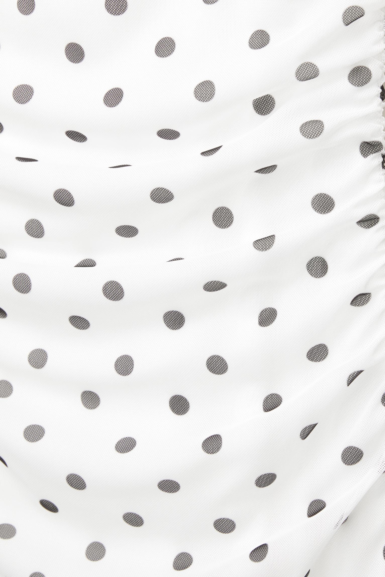 Strappy polka dot midi dress Product Image