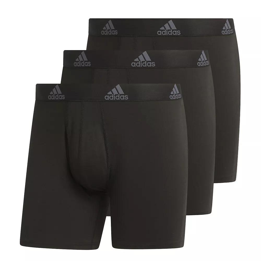 Big & Tall adidas 3-pack Stretch Boxer Briefs, Men's,  Product Image