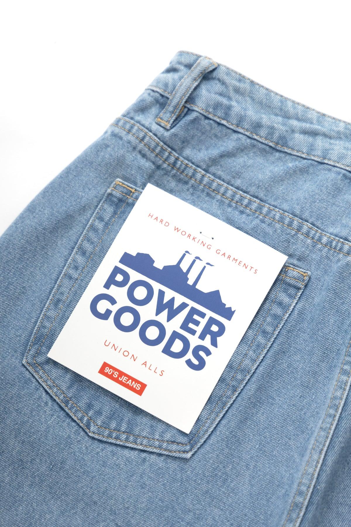 Power Goods - 90's Jeans - Washed Blue Product Image