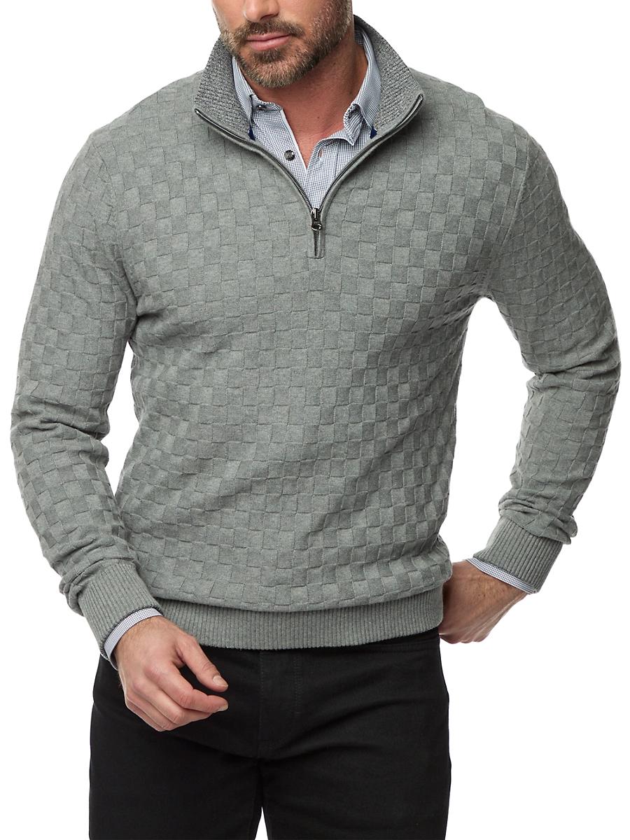 Mens Gavino Quarter-Zip Sweater Product Image