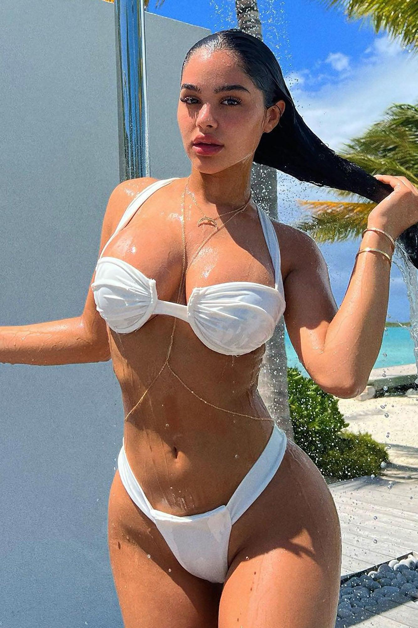 Dayclubs In Tulum 2 Piece Bikini - White Product Image