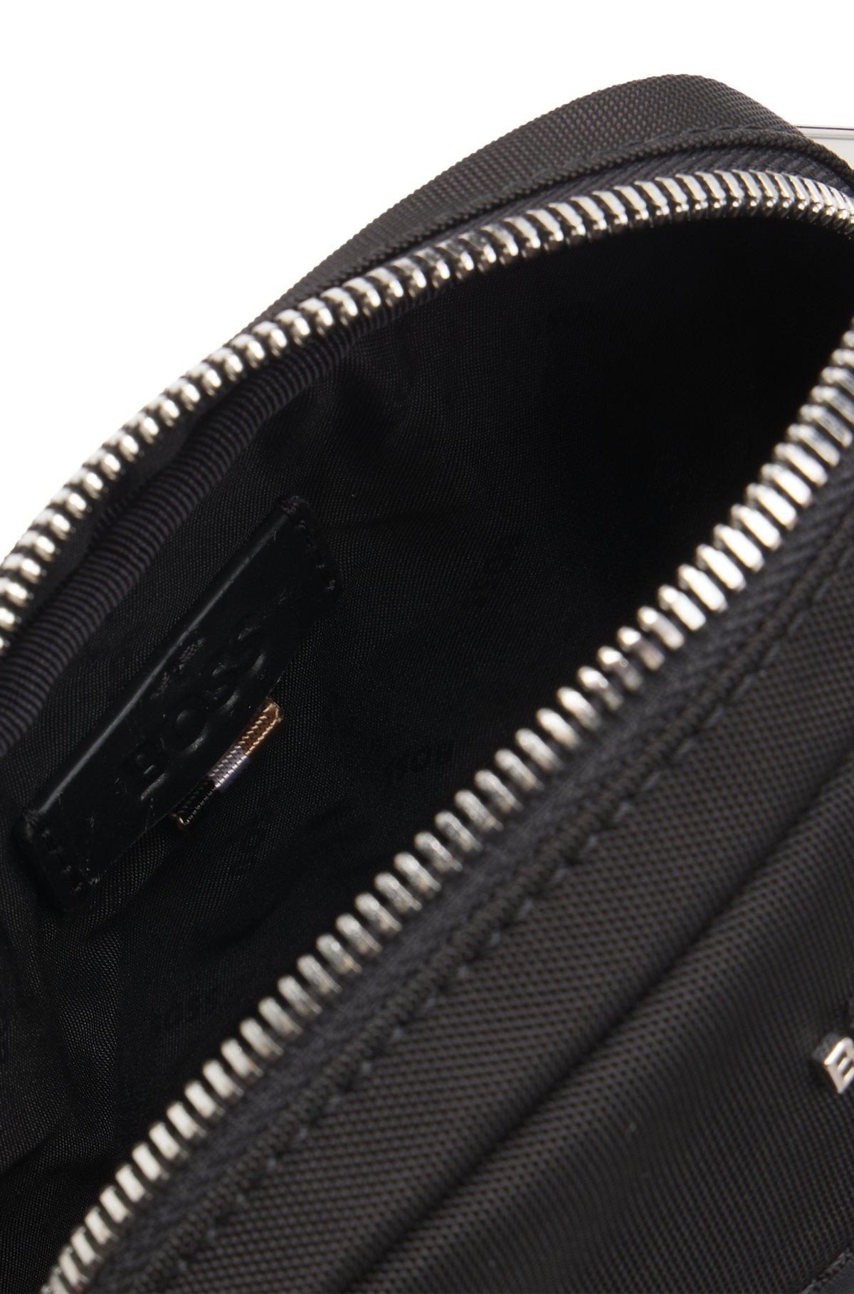 BOSS - Reporter bag with leather trims - Black Product Image