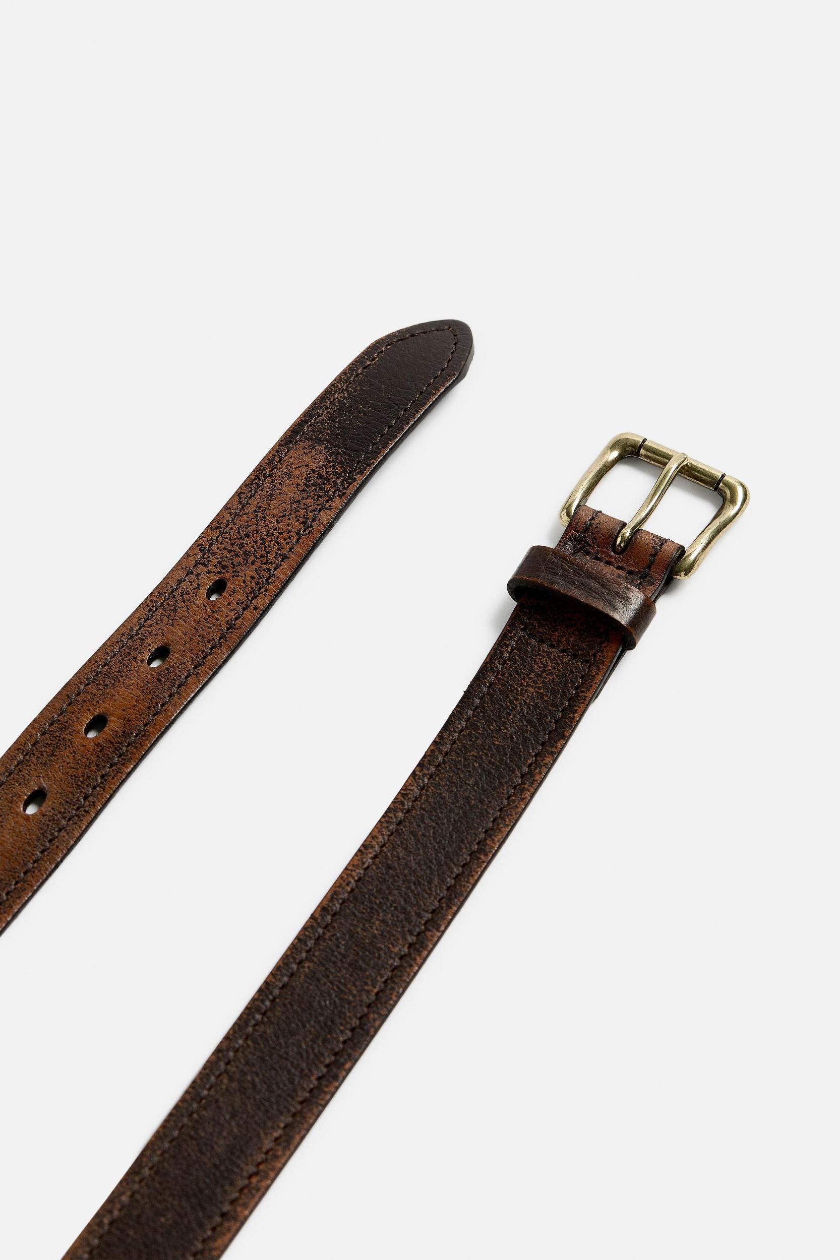 VINTAGE LEATHER BELT Product Image