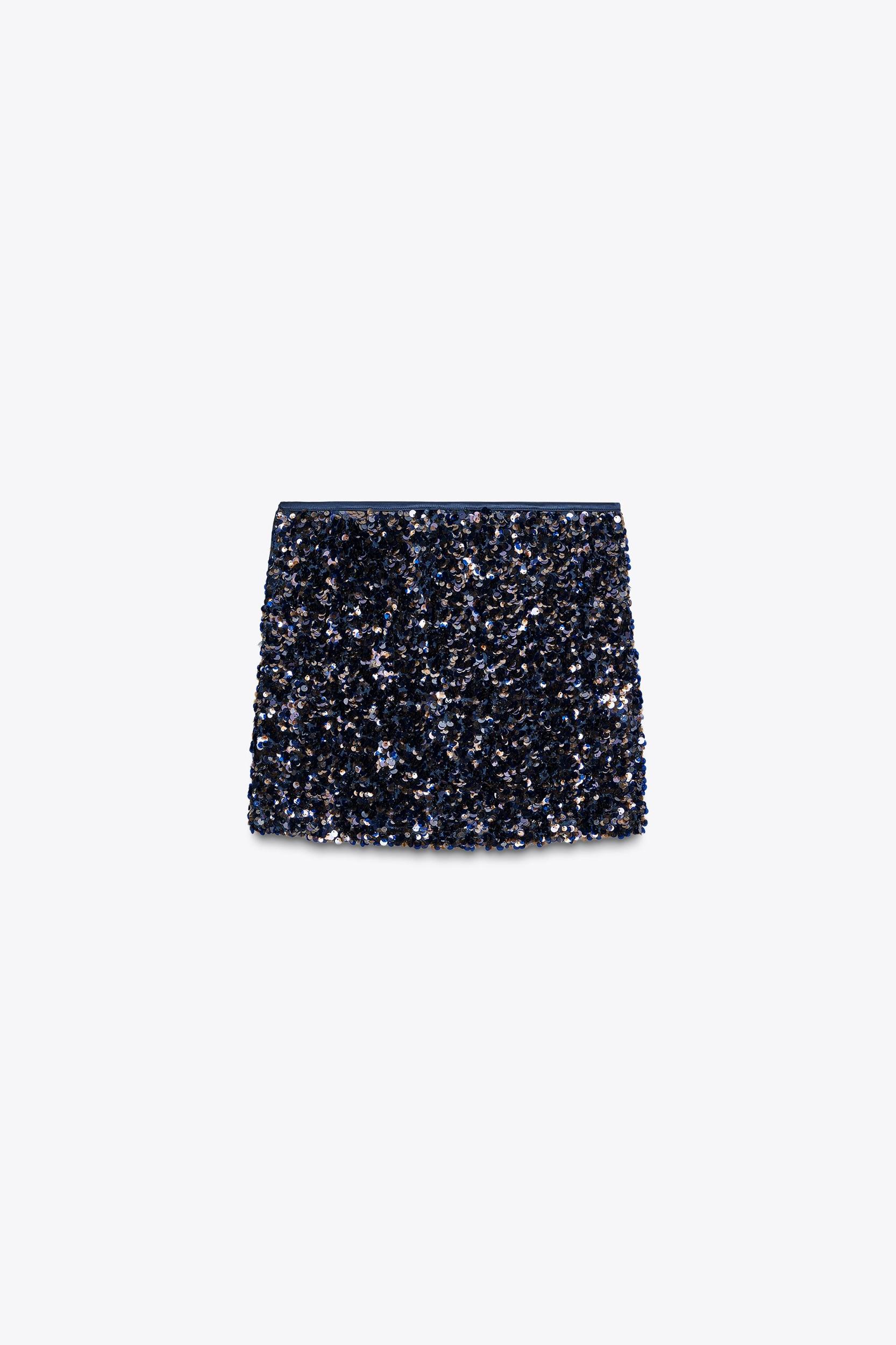 SEQUIN MINI SKIRT Product Image