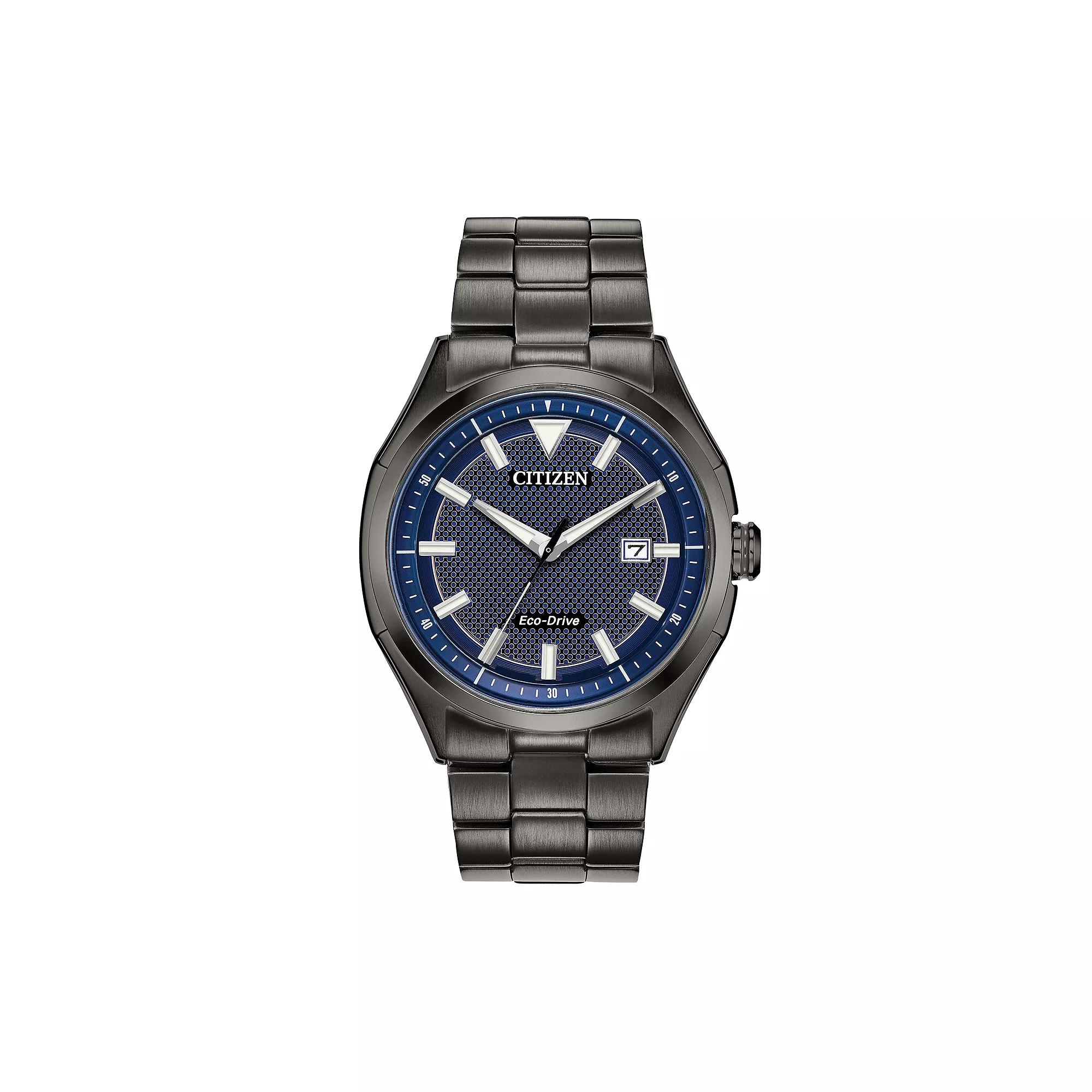 Drive from Citizen Eco-Drive Mens WDR Ion-Plated Stainless Steel Watch - AW1147-52L Black Product Image