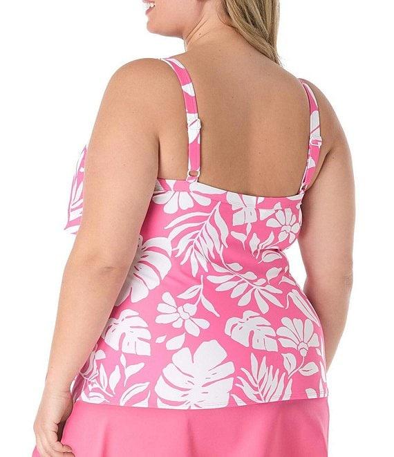 Beach House Plus Size Paloma Beach Solids Emma Swim Skort Product Image