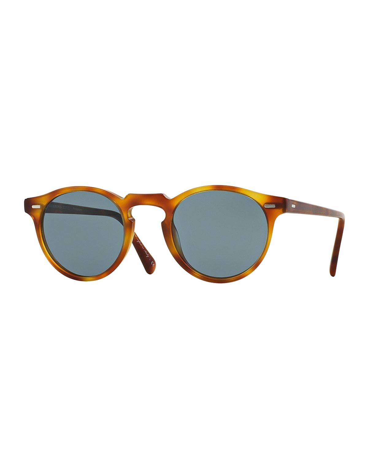 Oliver Peoples Gregory Peck Round Sunglasses, 47mm Product Image