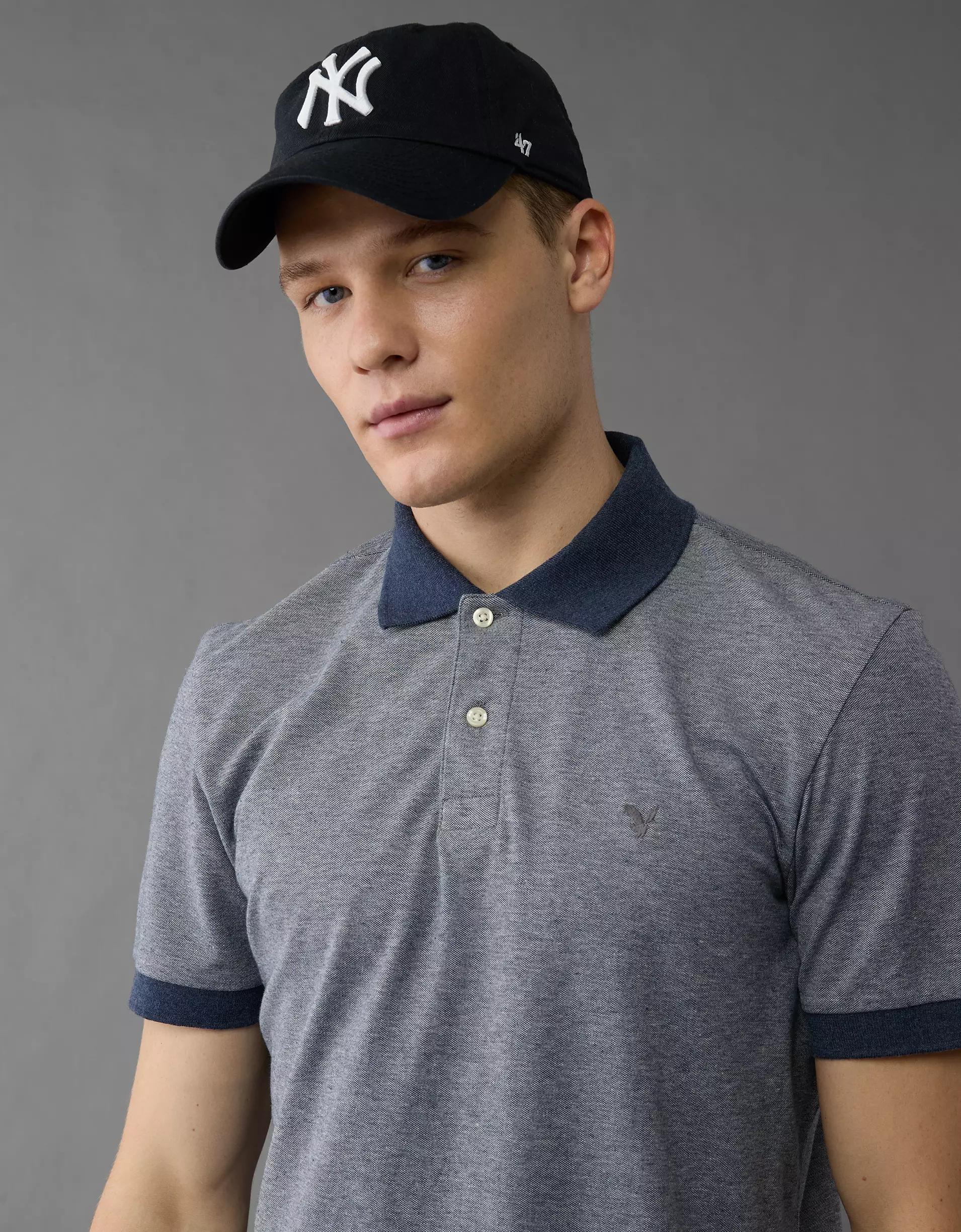 AE Club Pique Polo Shirt Product Image