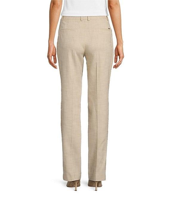 BOSS by Hugo Boss Tanya Straight Leg Flat Front Trouser Product Image