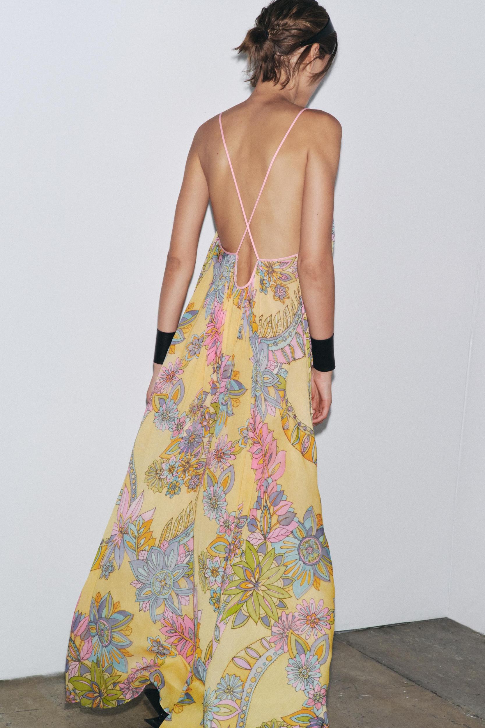 FLORAL PRINT DRESS ZW COLLECTION Product Image