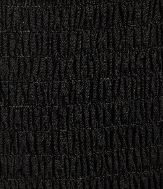 Copper Key Square Neck Puff Sleeve Dress Product Image