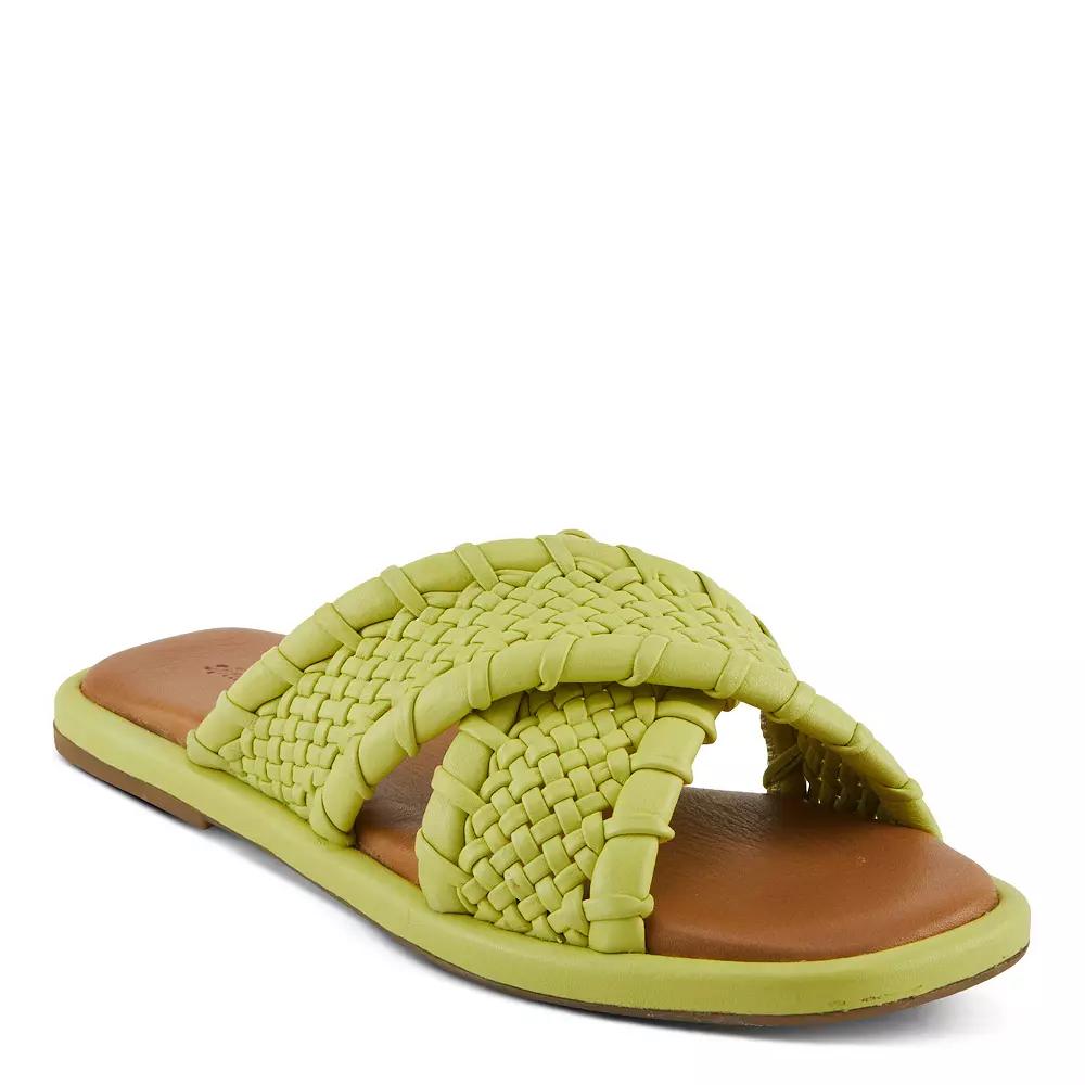 Spring Step Montauk Women's Slide Sandals, Size: 39, Green Product Image