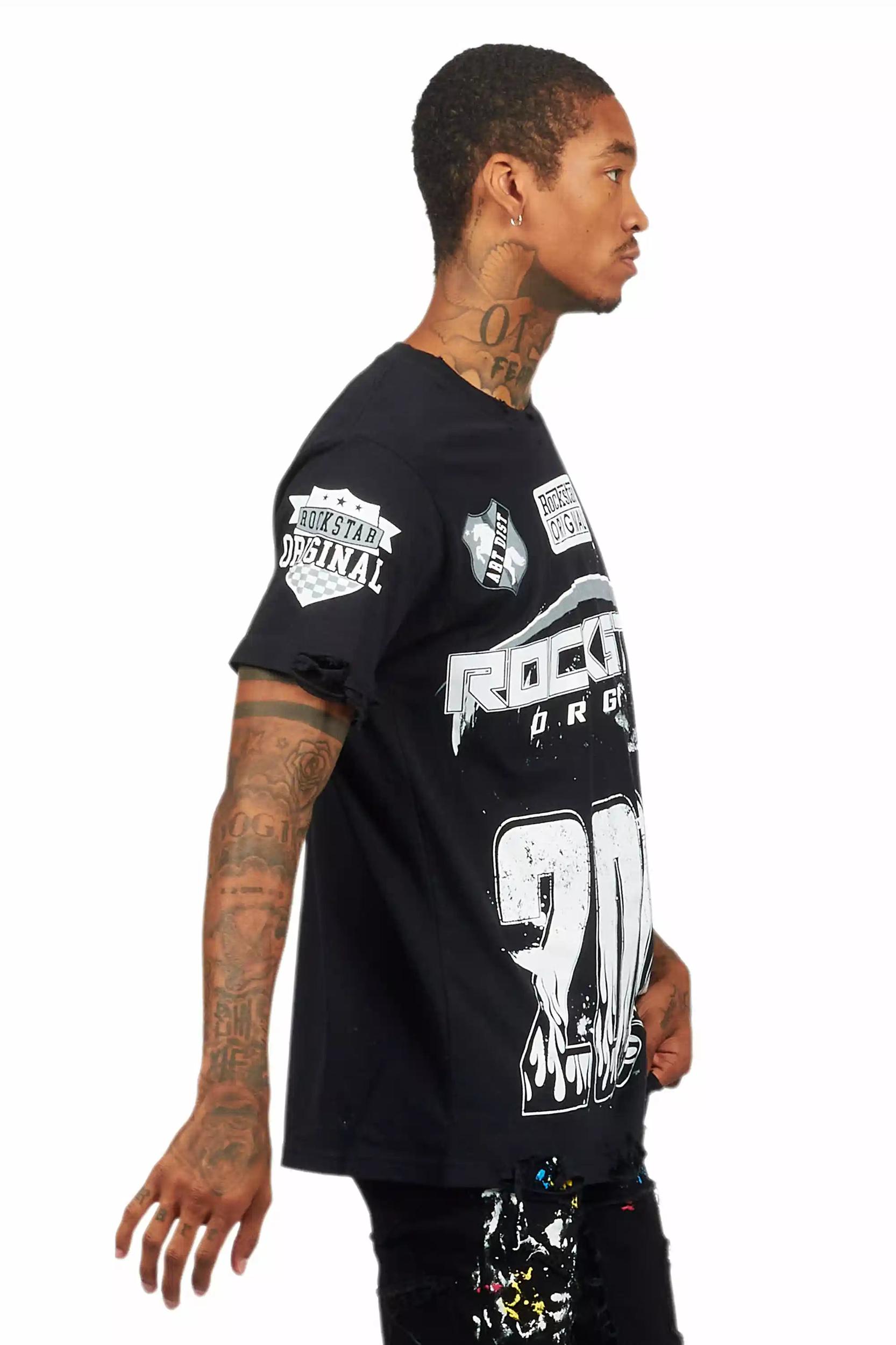 Esha Black Oversized T-Shirt Female Product Image