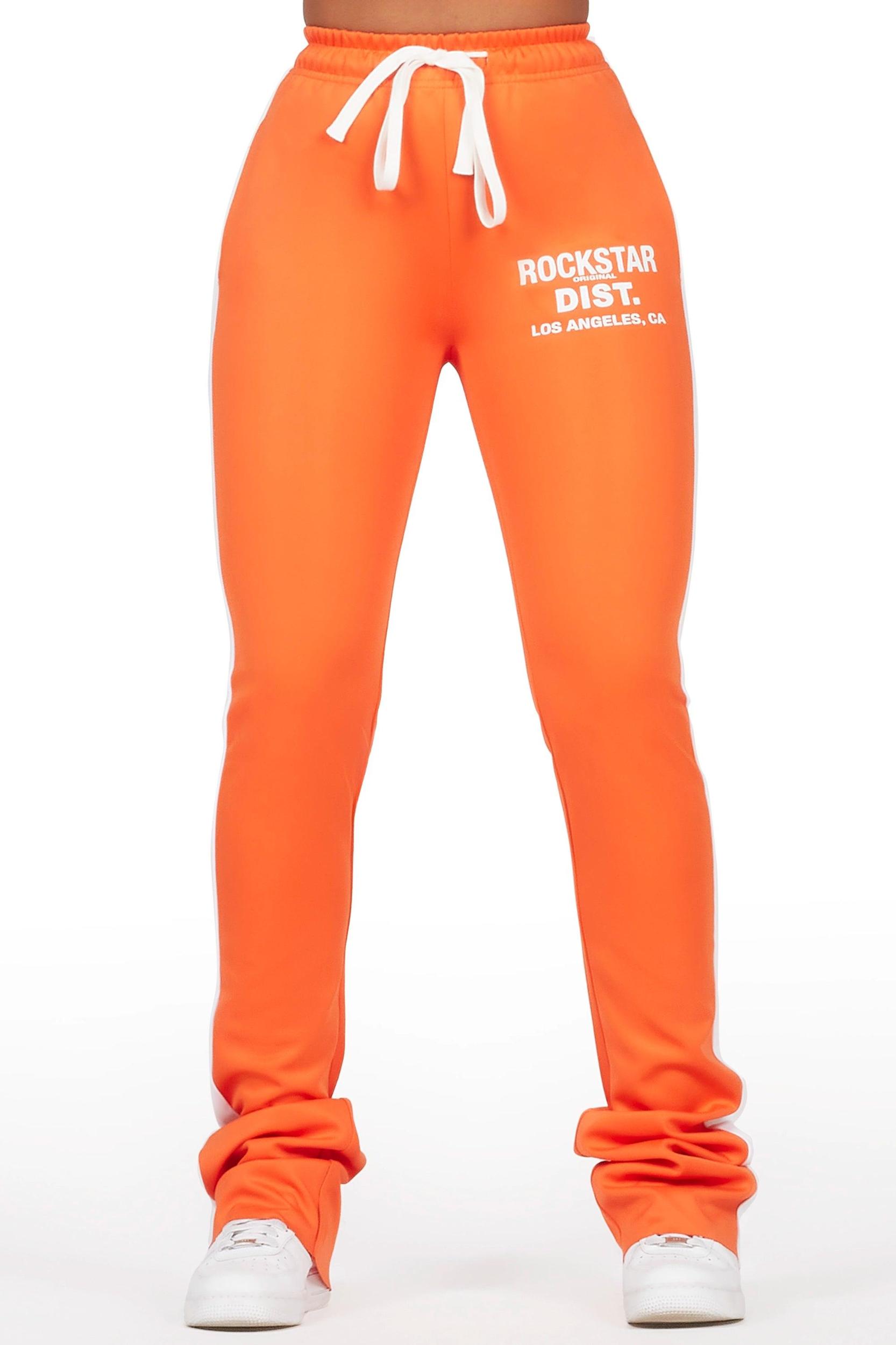 Savannah Orange Super Stacked Track Pant Female Product Image