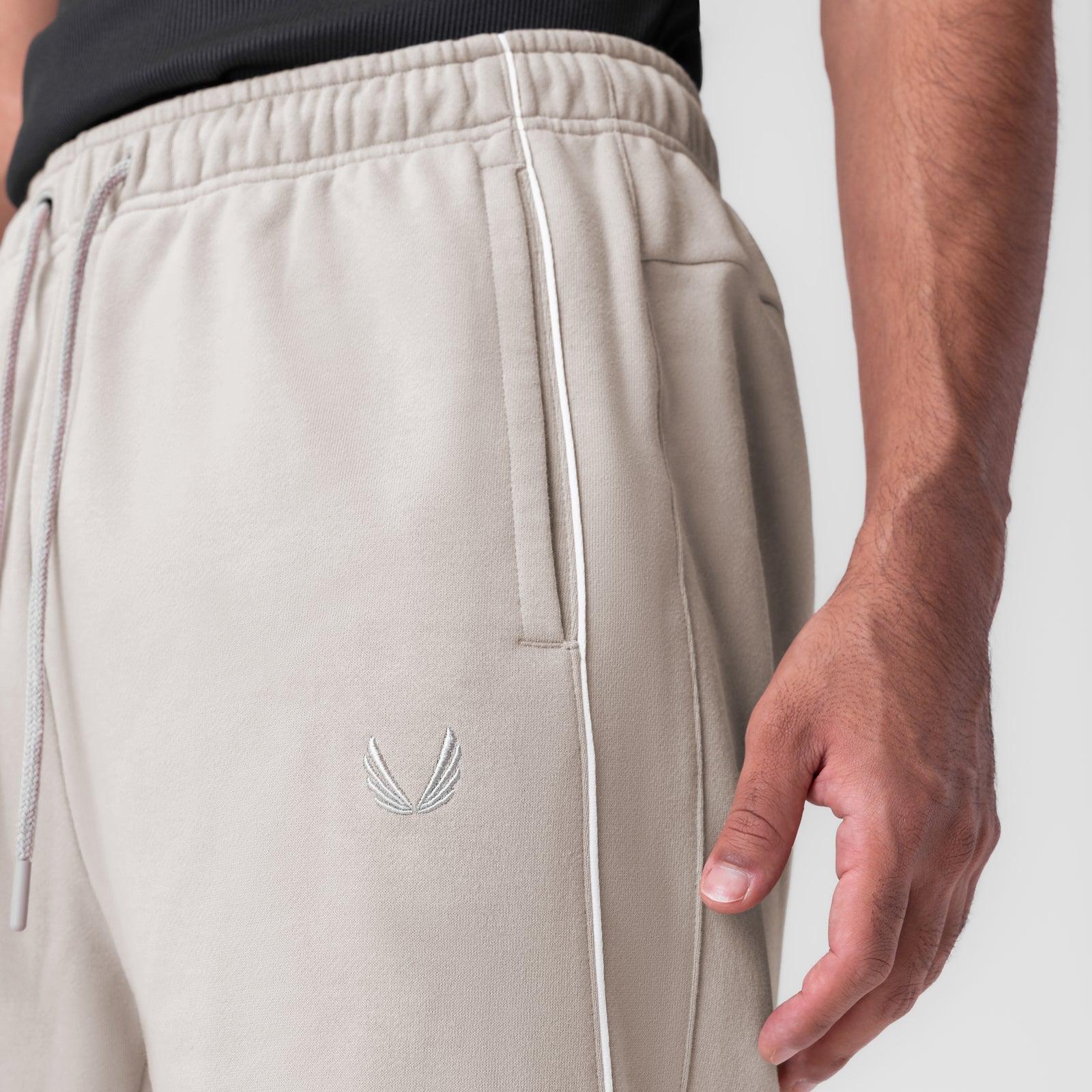 0998. Herringbone Terry Snap Button Sweats - Chai Product Image