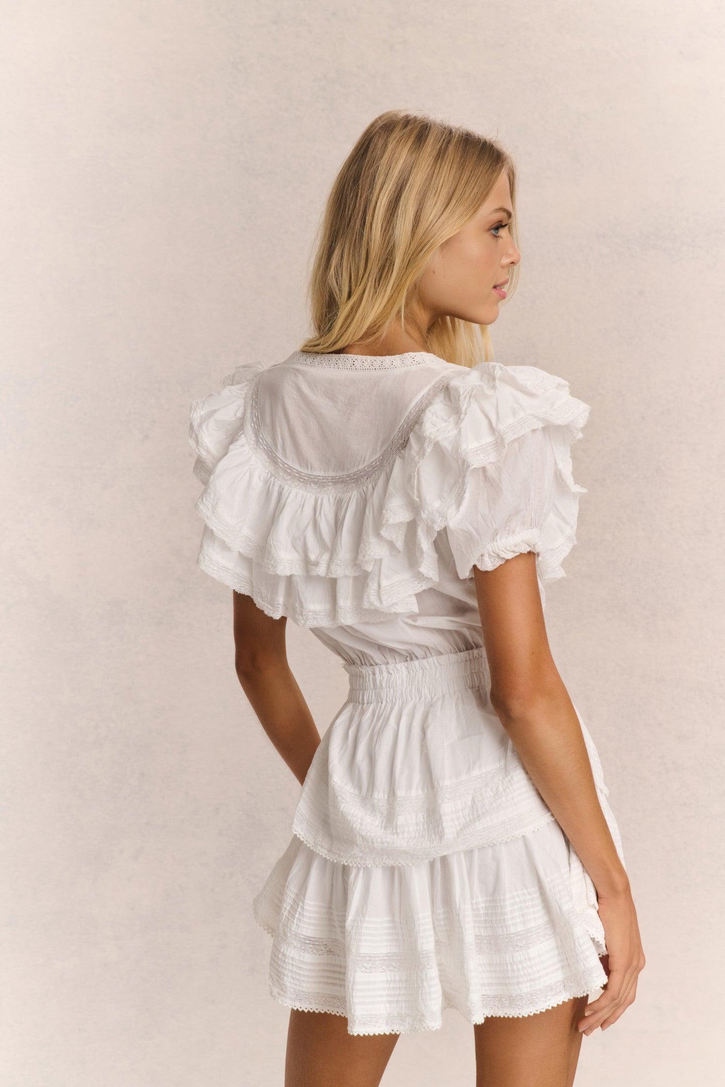Liv Cotton Ruffled Heritage Dress Product Image