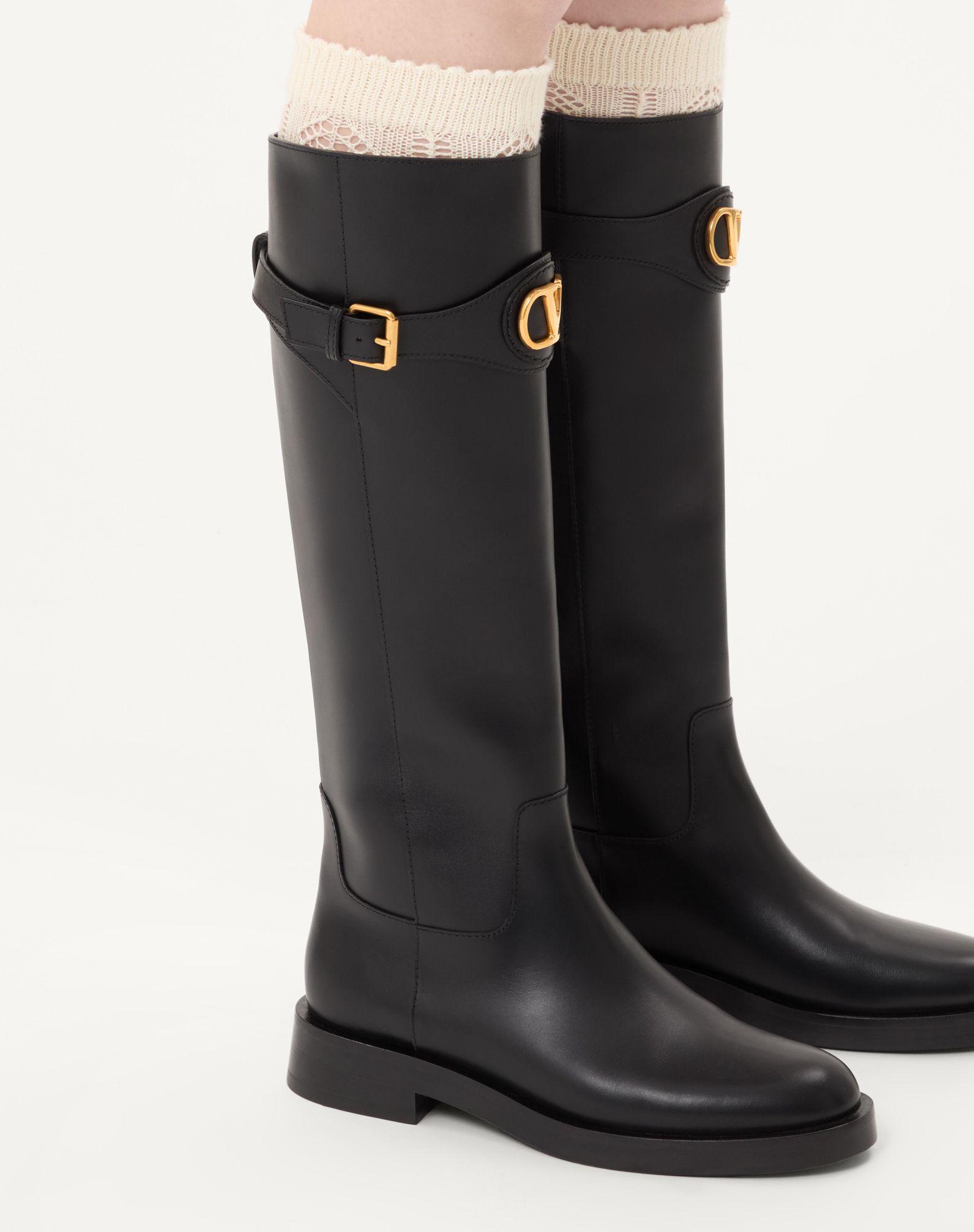 Vlogo Signature Calfskin Boot 30Mm Product Image