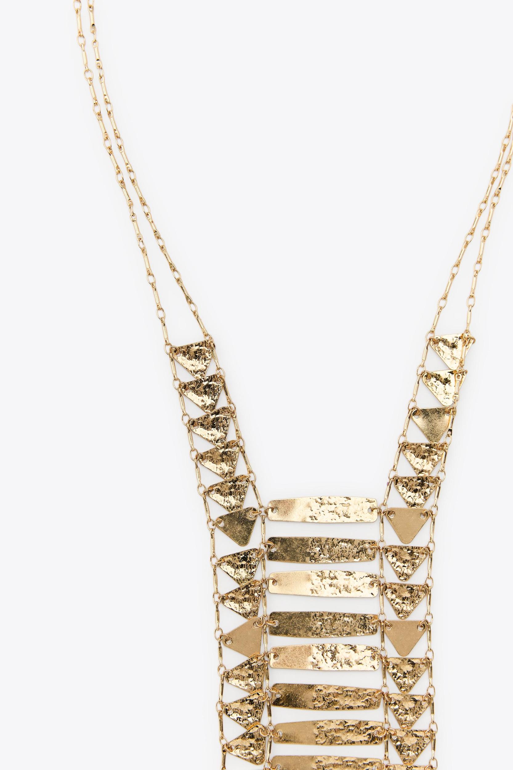 METAL PLATE NECKLACE Product Image