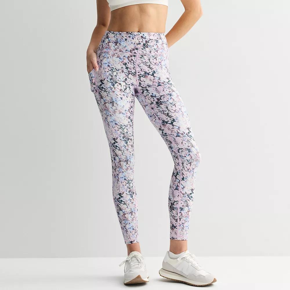 Women's Tek Gear® Ultrastretch High-Waisted Side Pocket 7/8 Leggings,  Product Image
