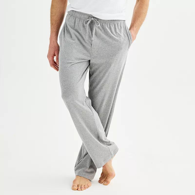 Men's Sonoma Goods For Life® Knit Pajama Pants, Size: Small, Dark Silver Product Image