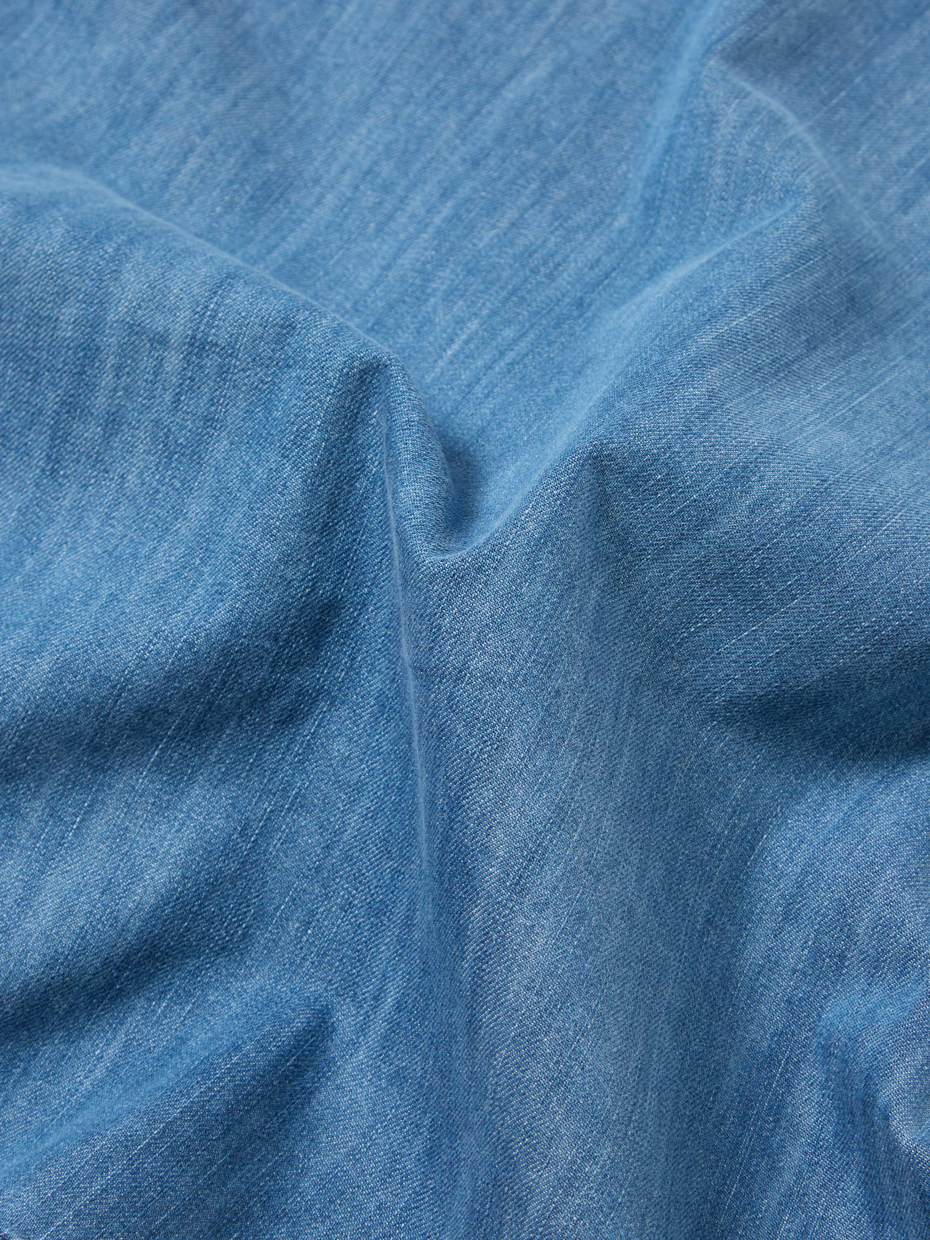 Universal Works Dockside Jacket in Indigo 9oz Recycled Denim Product Image