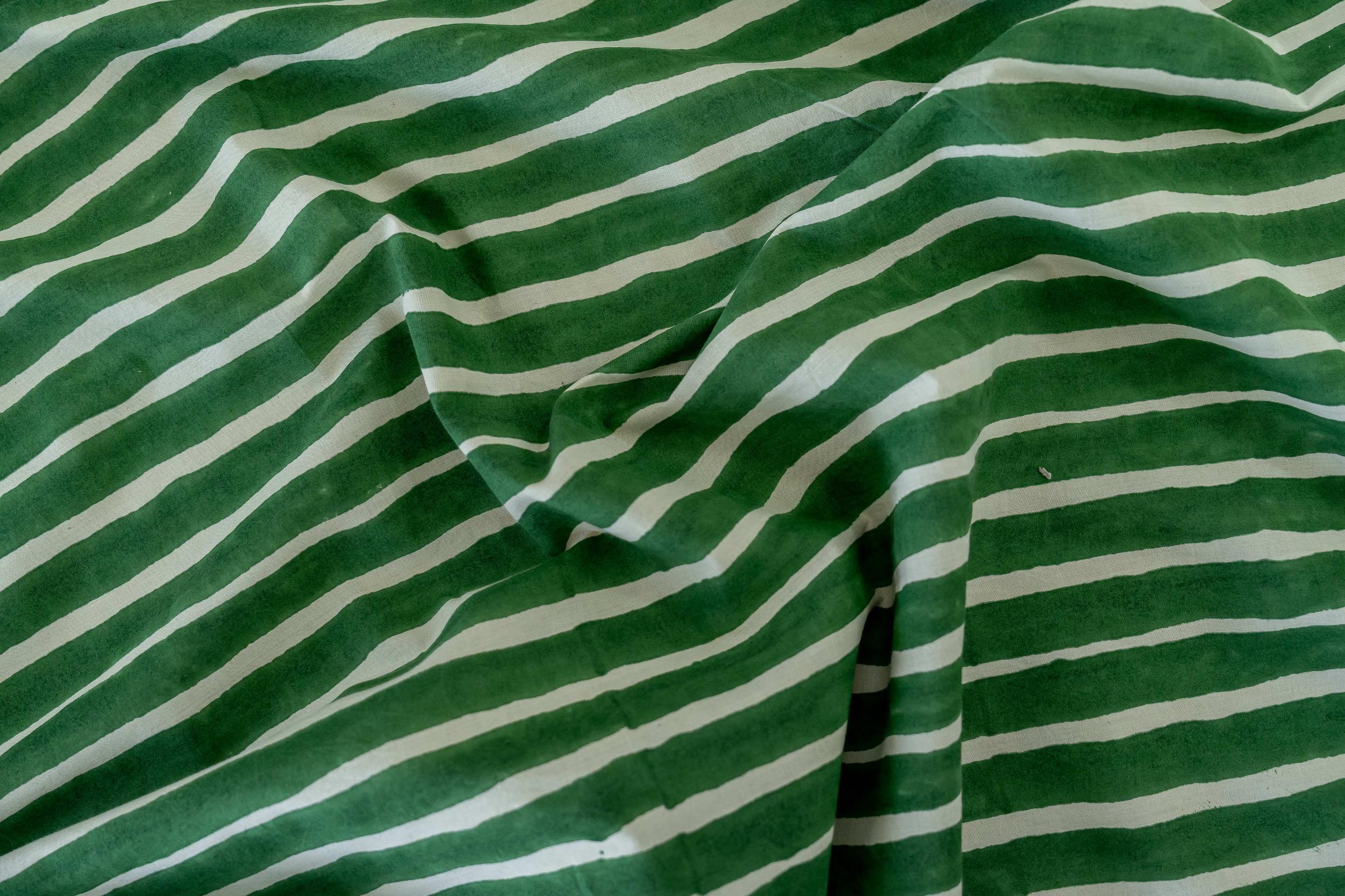 Green Striped Cali Dress Product Image