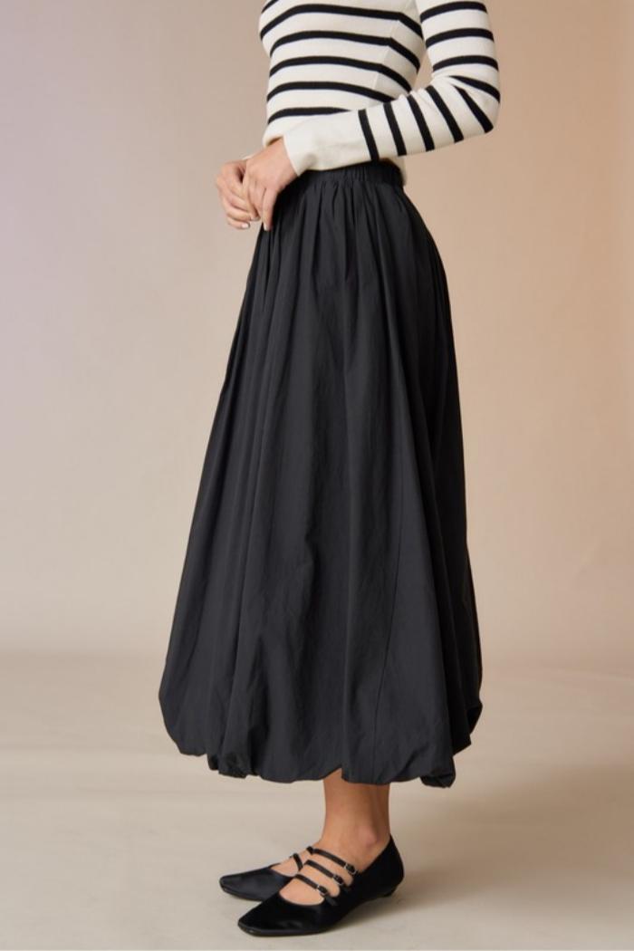 "Ella" Bubble Midi Skirt Product Image