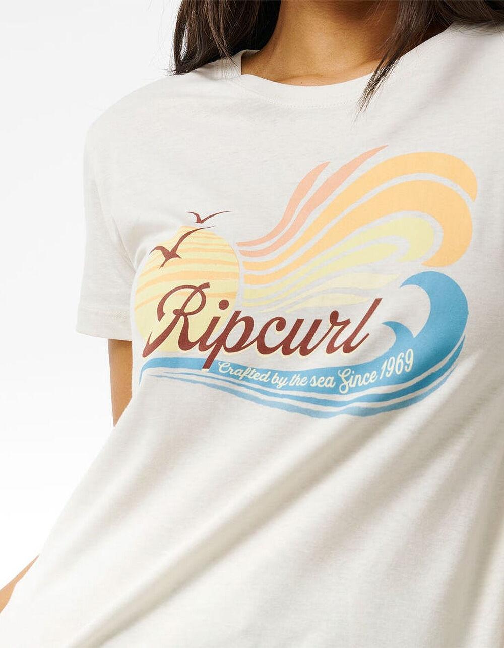 RIP CURL Sun Waves Womens Tee - BONE Product Image
