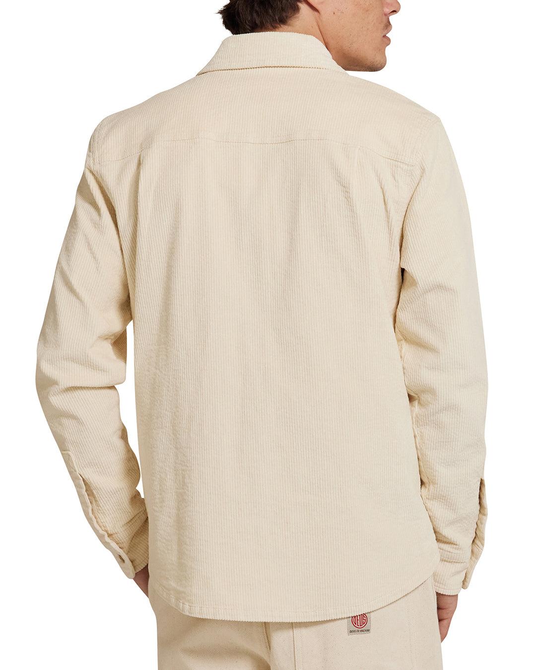 Vacay Cord Shirt - Dirty White Product Image