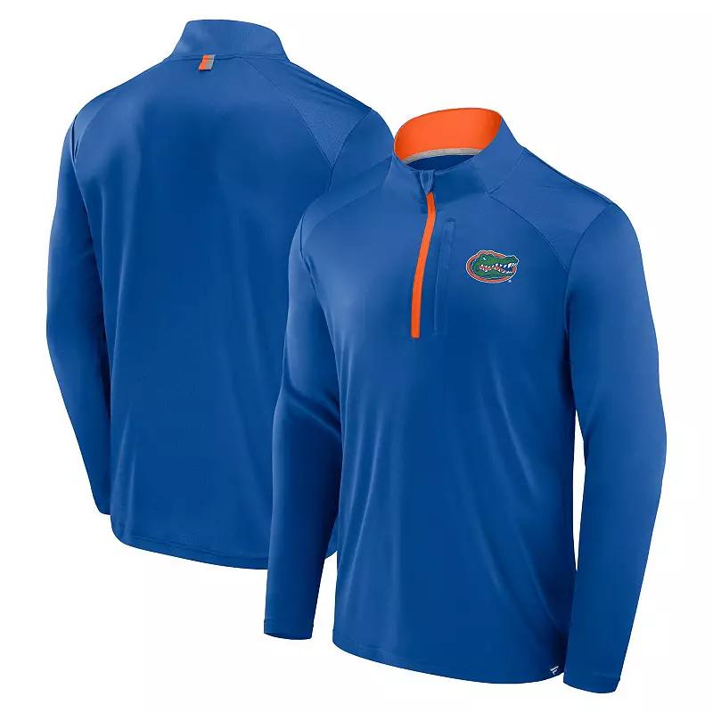 Men's Fanatics Royal Florida Gators Fundamental Defender Quarter-Zip Jacket,  Product Image