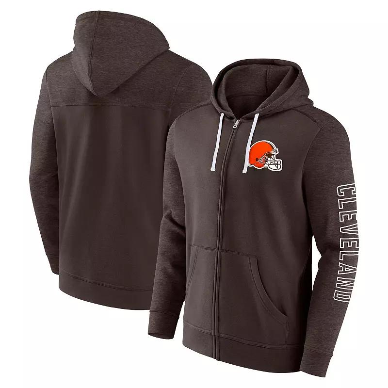 Men's Fanatics Branded Cardinal Arizona Cardinals Offensive Lineup Hoodie Full-Zip Hoodie,  Product Image