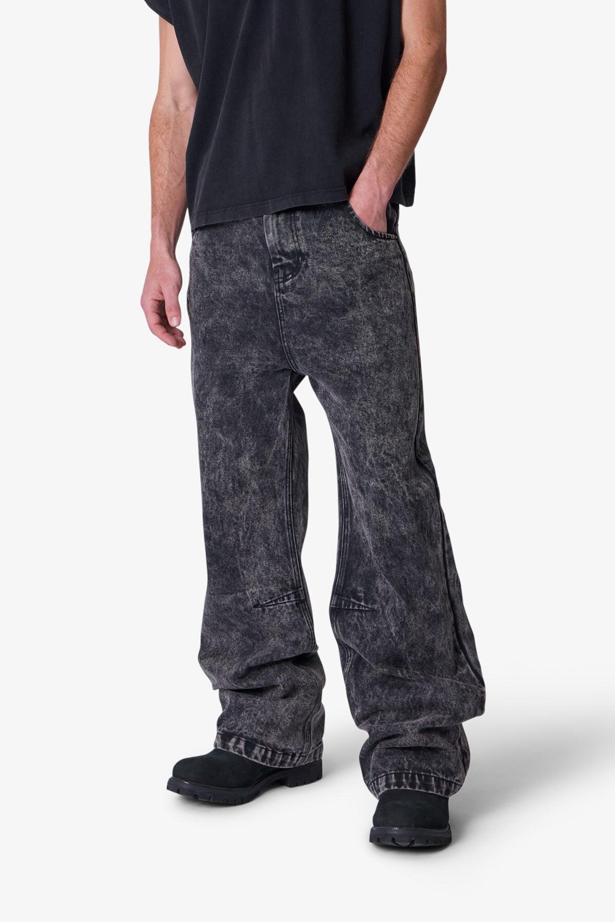 Baggy Moto Denim - Vintage Black Product Image