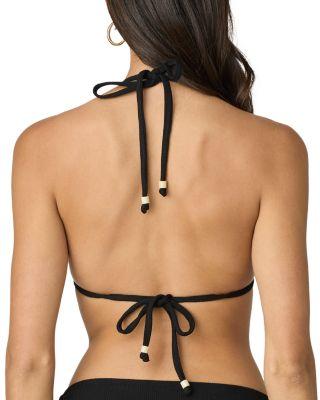 Chain Ribbed Triangle Bikini Tip Product Image