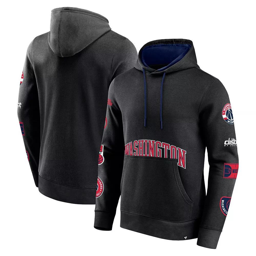 Men's Fanatics Branded Black Washington Wizards Home Court Pullover Hoodie,  Product Image