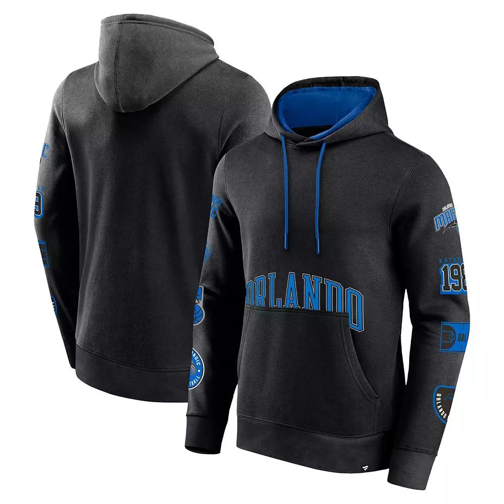 Men's Fanatics Branded Black Orlando Magic Home Court Pullover Hoodie,  Product Image