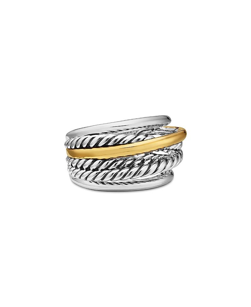 Womens The Crossover Collection Narrow Ring with 14K - Product Image